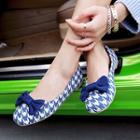 Bow Houndstooth Flats