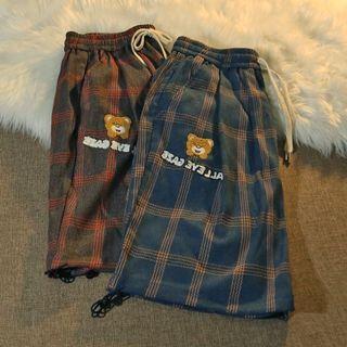 Bear Plaid Shorts