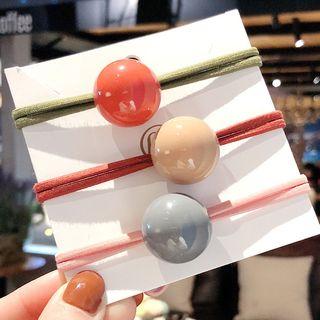 Large Ball Hair Tie (various Colors)