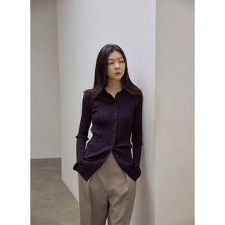 Collared Longline Cardigan