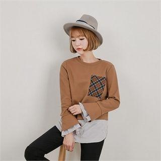 Plaid Pocket Stripe-shirt Trim