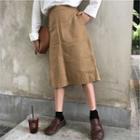 Loose-fit Linen Cotton Skirt