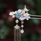 Retro Flower Hair Stick U-shaped - One Size