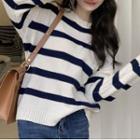 Striped Sweater Striped Sweater - Off-white - One Size