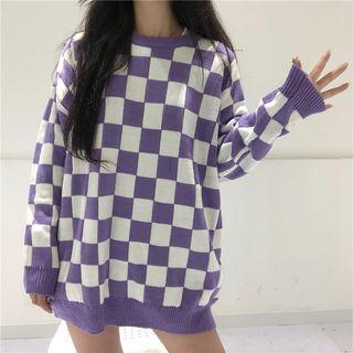 Checkerboard Sweater