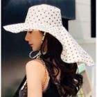 Dotted Sun Hat Dotted - Off-white - One Size