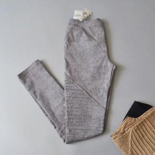 Faux Suede Skinny Pants