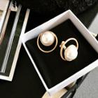 Faux Pearl Clip-on Earring