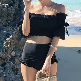 Off-shoulder Bikini Set