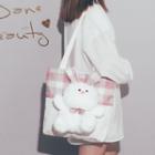 Plaid Pane Tote Bag