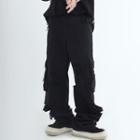 Distressed Loose Fit Cargo Pants