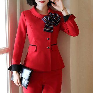 Set : Single-breasted Blazer + Dress Pants