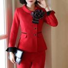 Set : Single-breasted Blazer + Dress Pants