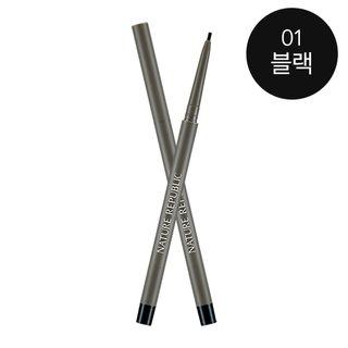 Nature Republic - Micro Slim Fit Eyeliner #01 Black