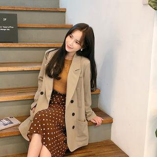 Double-breasted Loose-fit Blazer