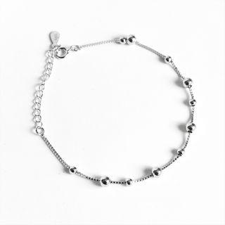 Beaded Bracelet Silver - One Size