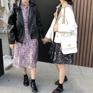 Faux Leather Rider Jacket