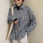 Striped Shirt Stripes - Black - One Size