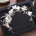 Flower Tiara / Dragonfly Hair Clip / Butterfly Drop Earring