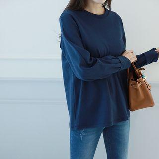Cuffed Long-sleeve T-shirt
