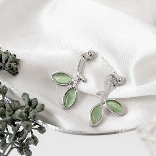Leaf Resin Alloy Dangle Earring / Choker