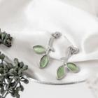 Leaf Resin Alloy Dangle Earring / Choker