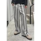 Gradation-stripe Wide-leg Pants