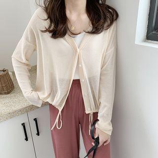 V-neck Knit Light Cardigan