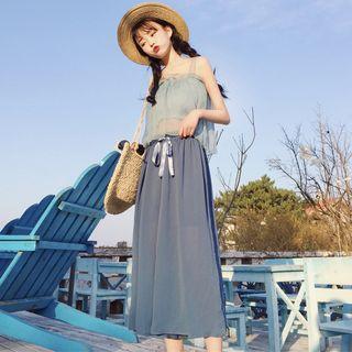 Camisole Top / Crop Wide Leg Pants