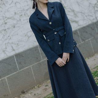 Set : Blazer + Midi Skirt