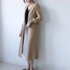 Hooded Long Cardigan Khaki - One Size