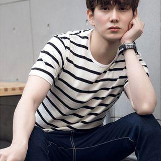 Loose-fit Stripe Short-sleeve T-shirt