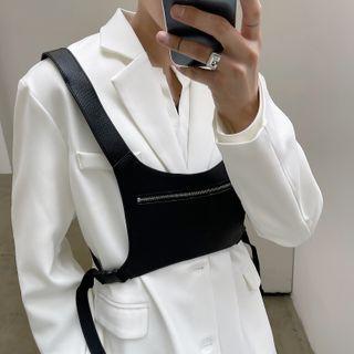 Set: Single Breasted Blazer + Vest