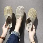 Perforated Paneled Mules