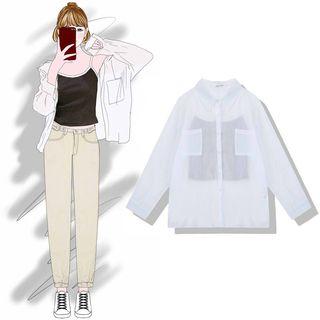 Striped Camisole Top / Pocket Detail Shirt