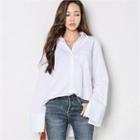 Wide-cuff Loose-fit Shirt