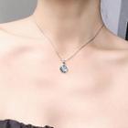 925 Sterling Silver Glass Clover Pendant Necklace 1 Pc - 925 Silver - Silver - One Size