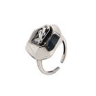 Sterling Silver Cz Ring 1 Pc - J2510 - Open Ring - Silver - One Size