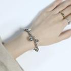 Pendant Chain Bracelet 1214 - Silver - One Size