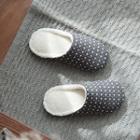 Faux-fur Pattern Slippers