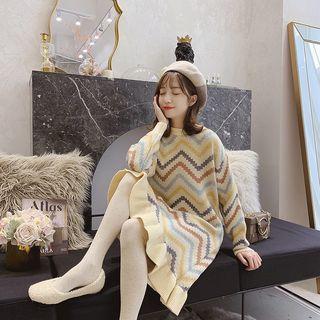 Chevron Sweater Dress