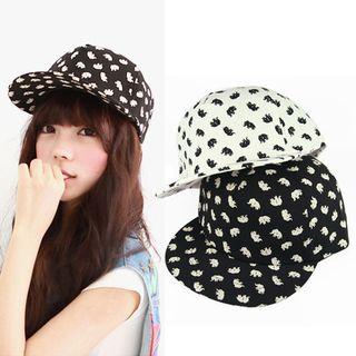 Elephant Print Baseball Cap