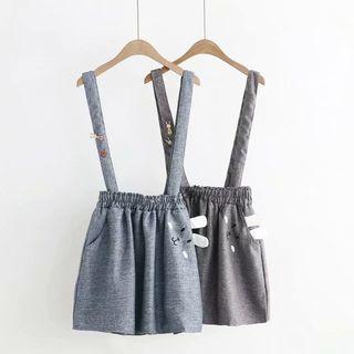 Rabbit Mini Suspender Skirt