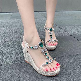 Wedge Gemstone Sandals