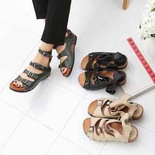 Buckled Gladiator Sandals