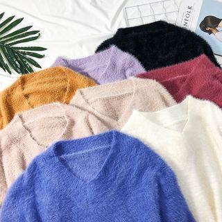 Loose-fit Furry-kit Sweater