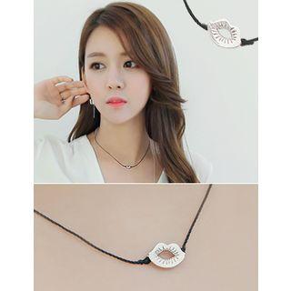 Lips-pendant String Necklace