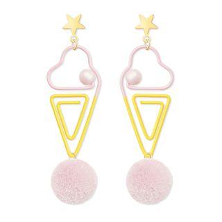 Bobble Wirework Ice Cream Dangle Earring