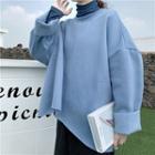 Bow Back Pullover Blue - One Size