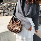 Leopard Nylon Crossbody Bag